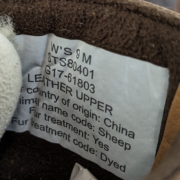 Sperry Boot Women 9M Saltwater Wedge Tide Weather Winter Waterproof Duck Fur - Picture 8 of 10